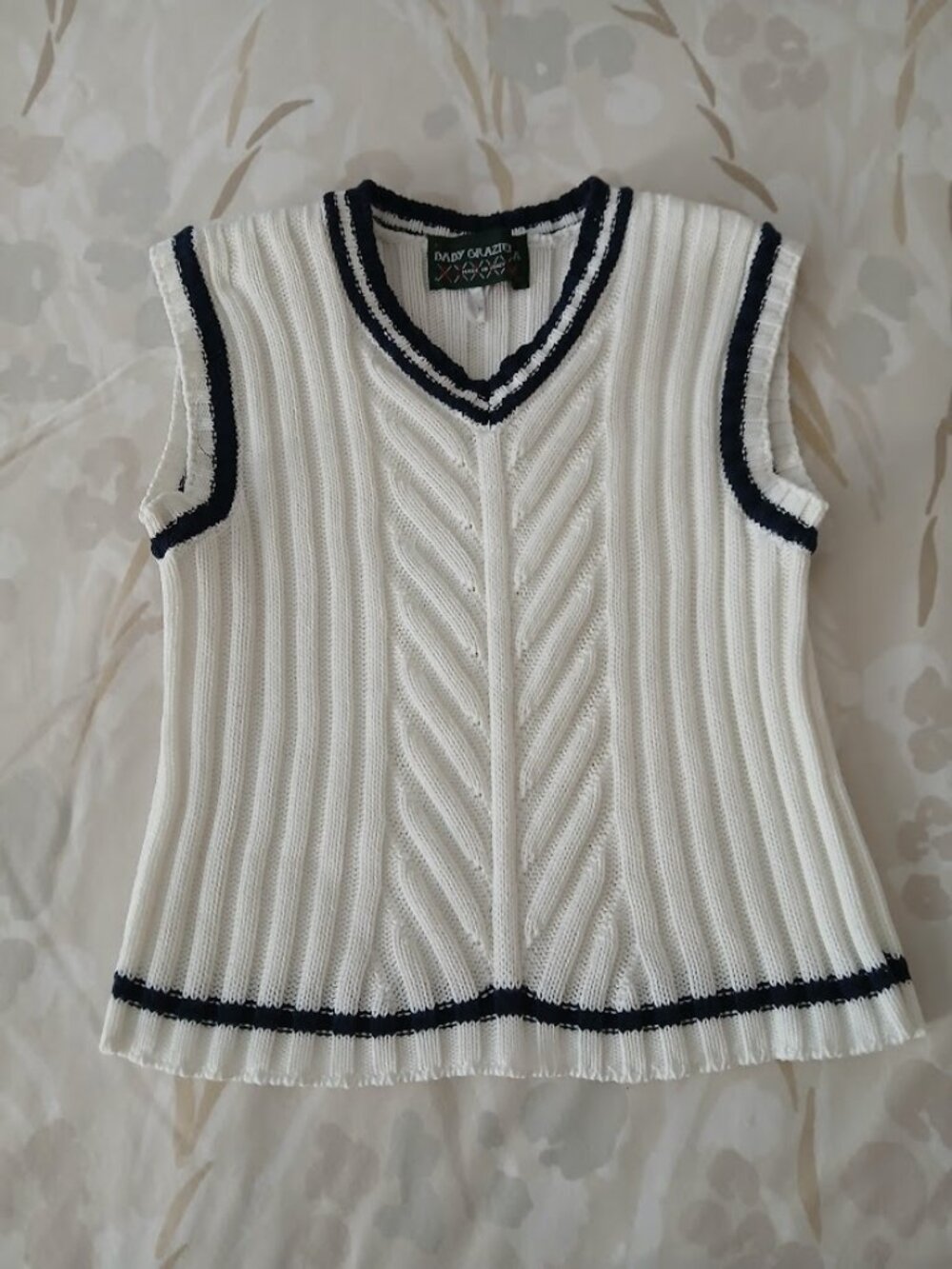 Baby Graziella Cotton Vest - Made in Italy - kids size 20 (euro)